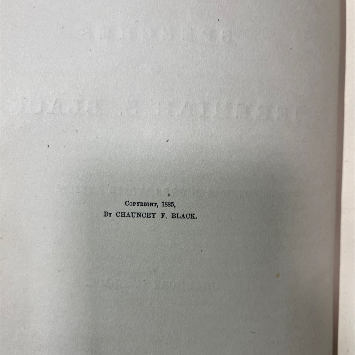essays and speeches of jeremiah s. black with a biographical sketch book, by chauncey f. black, 1885 Hardcover image 3
