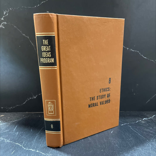 ethics: the study of moral values book, by mortimer j. adler and seymour cain, 1962 Hardcover image 1