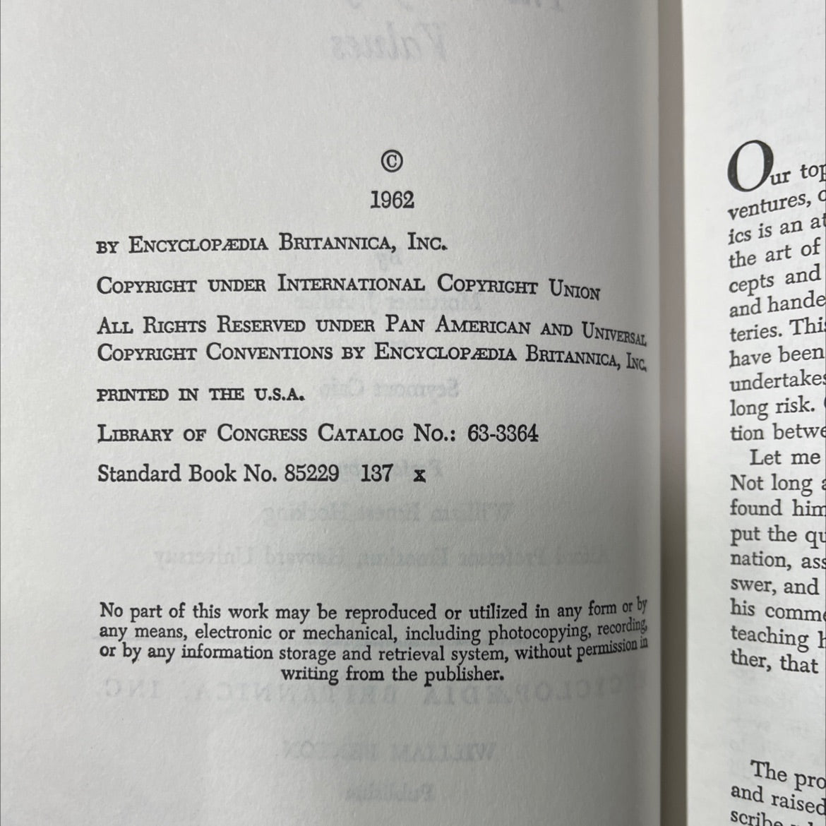 ethics: the study of moral values book, by mortimer j. adler and seymour cain, 1962 Hardcover image 3