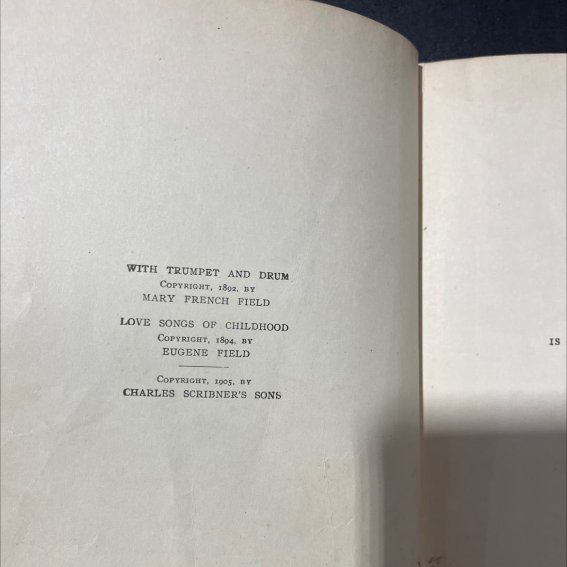 eugene field reader book, by alice l. harris, 1905 Hardcover image 3