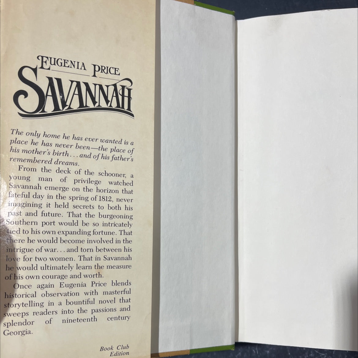 eugenia price savannah book, by eugenia price, 1983 Hardcover image 4