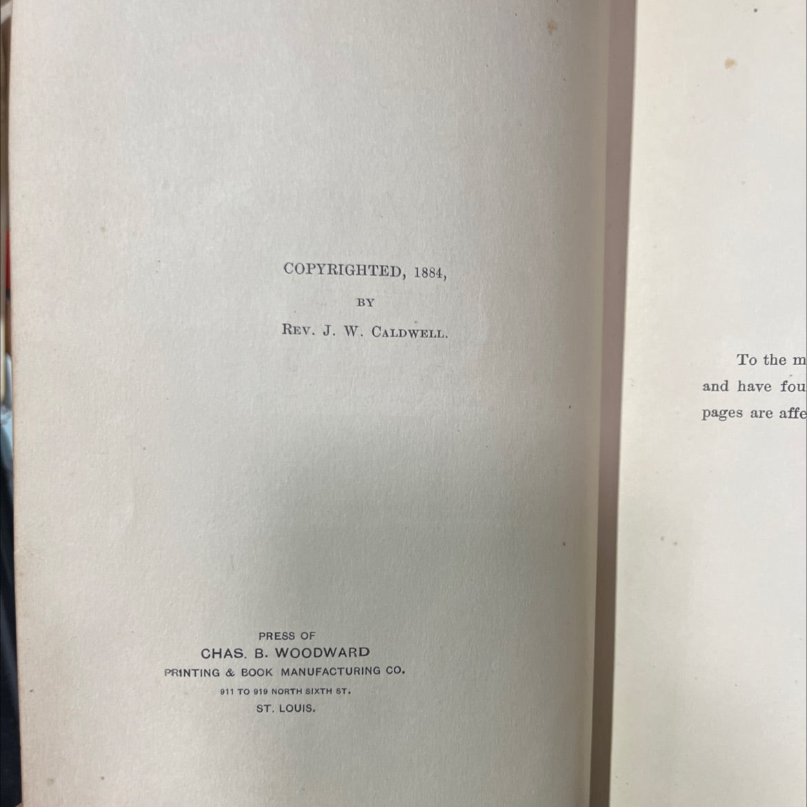 evangelism and the revival work book, by rev. j. w. caldwell, 1884 Hardcover image 3