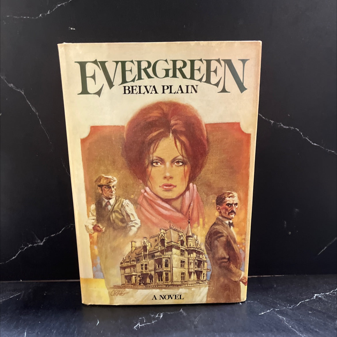 evergreen book, by belva plain, 1978 Hardcover image 1