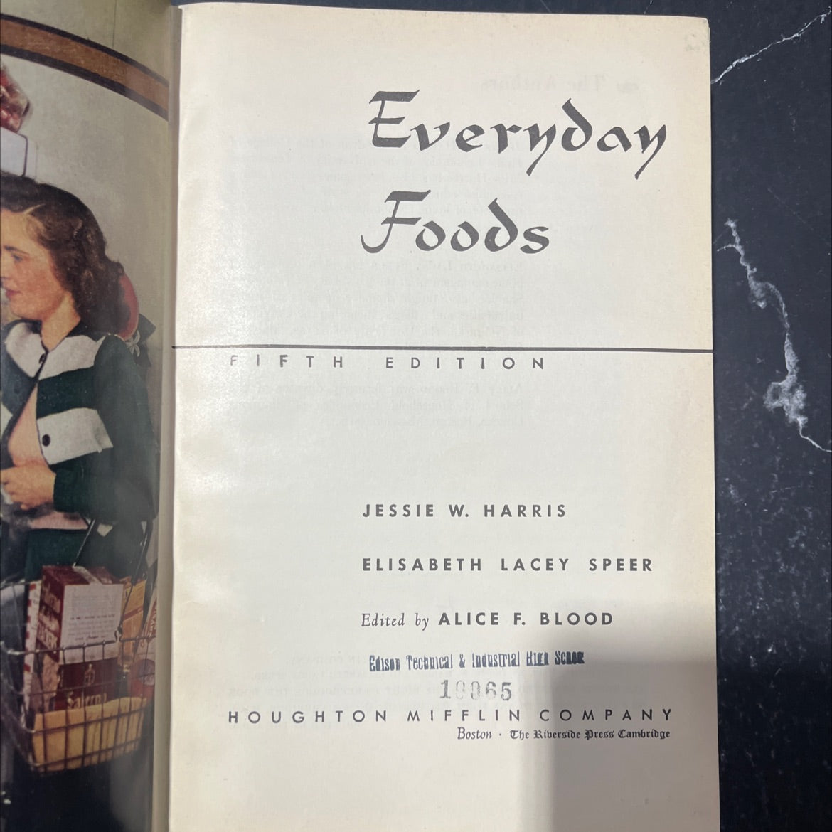 everyday foods book, by jessie w. harris, elisabeth lacey speer, 1954 Hardcover image 2