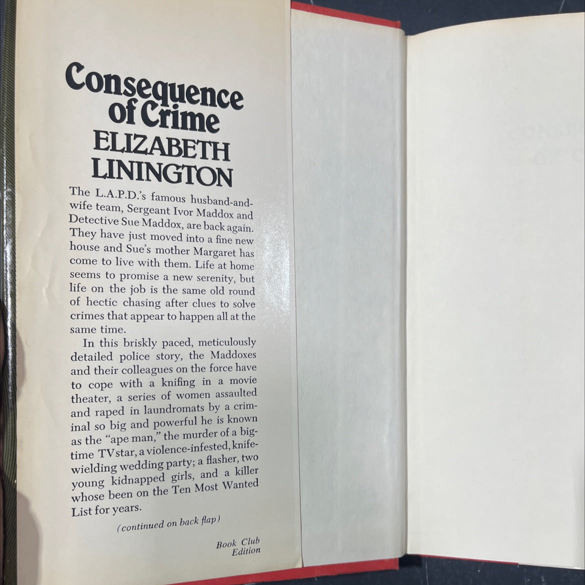 evidence ed alibi appeal book, by Elizabeth Linington, 1980 Hardcover image 4