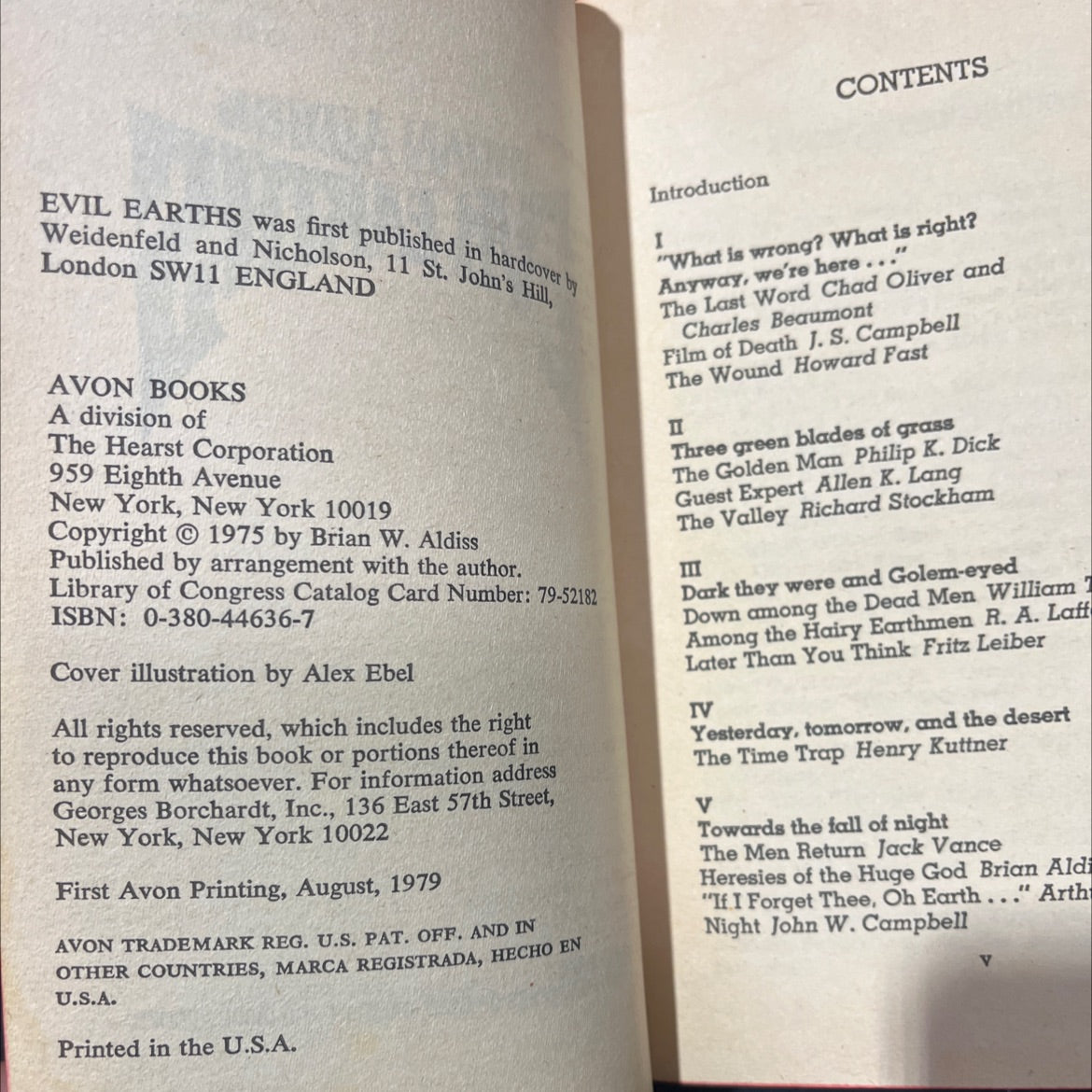 evil earths book, by Brian W. Aldiss, 1975 Paperback image 3