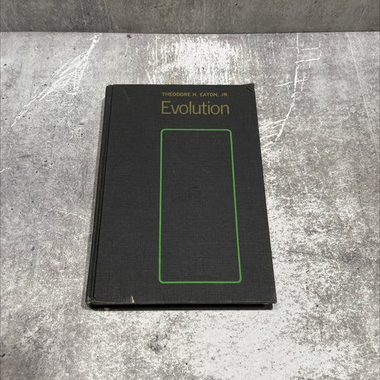 evolution book, by theodore h. eaton, jr., 1970 Hardcover image 1