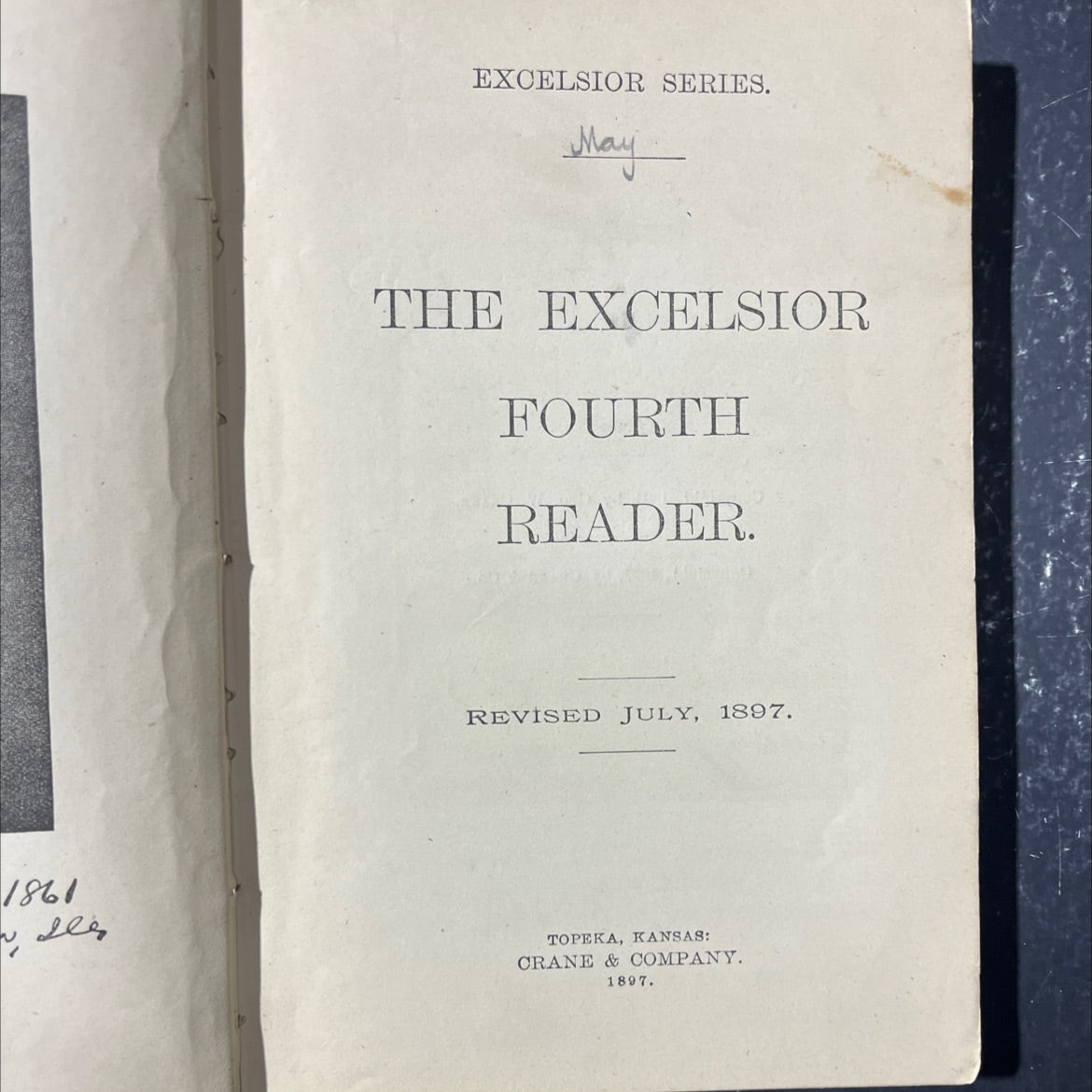 excelsior fourth reader book, by unknown, 1897 Hardcover image 2