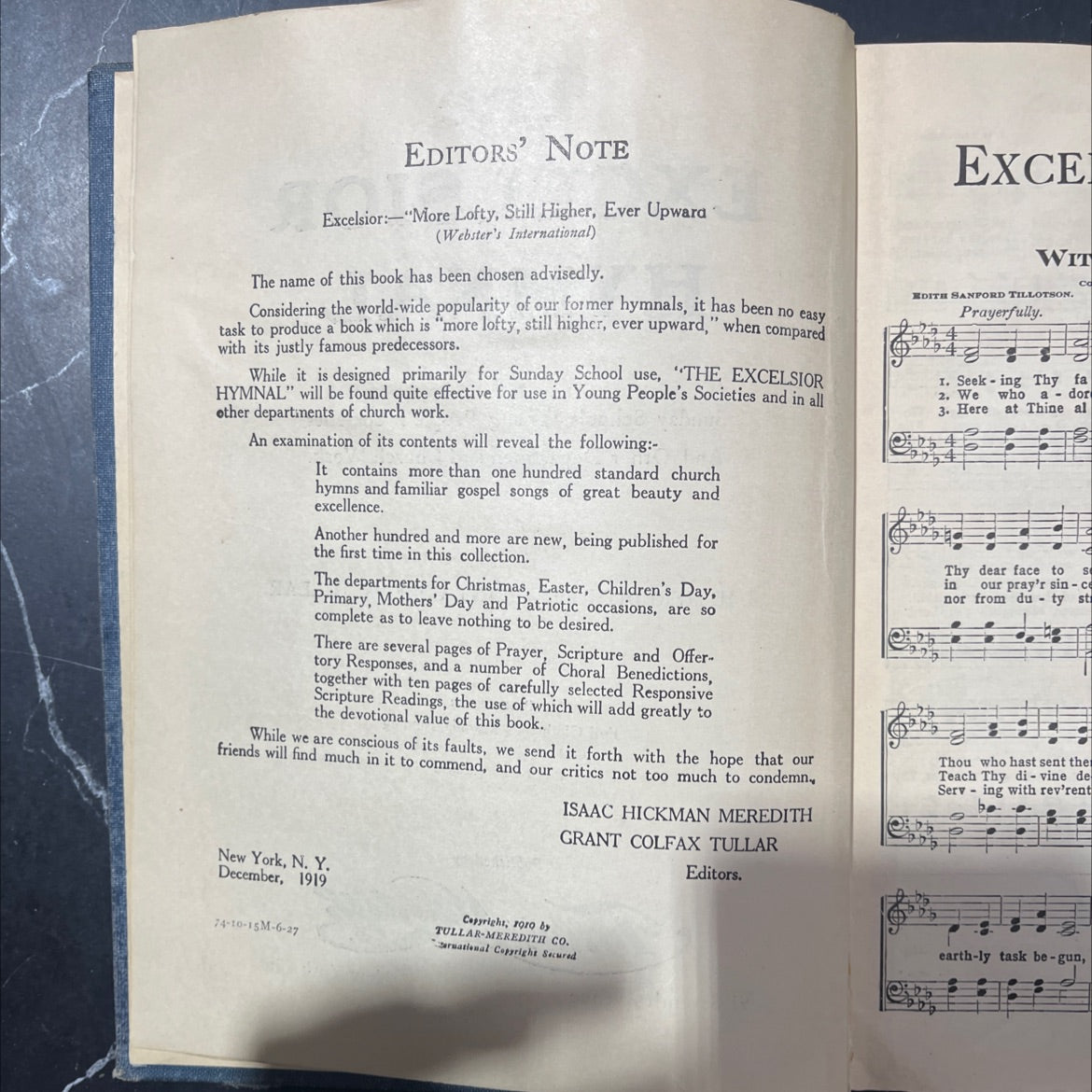excelsior hymnal for sunday schools, young people's societies and other departments of church work book, by i. h. image 3