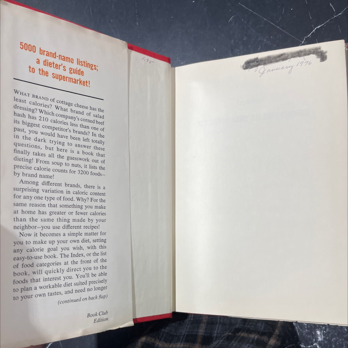 expanded! the brand-name calorie counter book, by corinne t. netzer with elaine chaback, 1971 Hardcover image 4