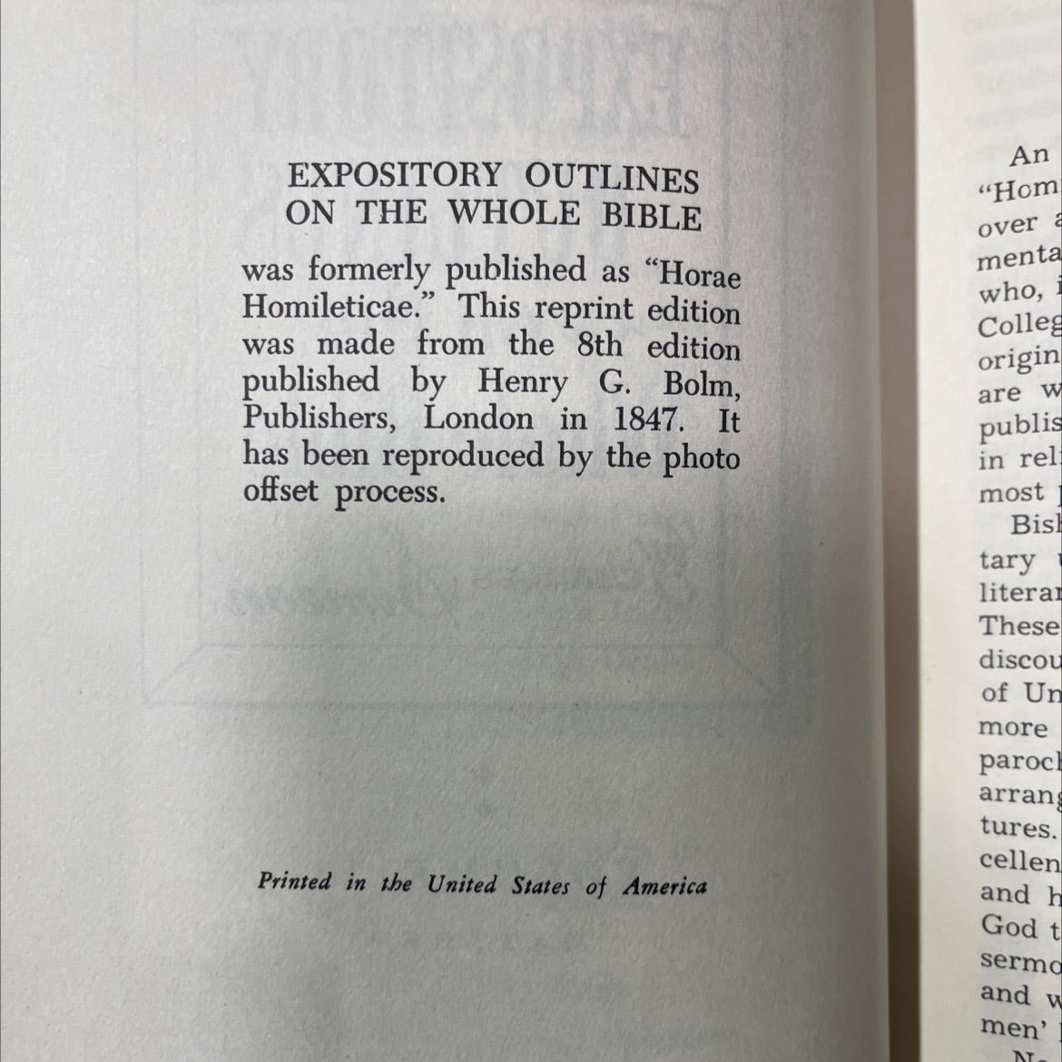 expository outlines on the whole bible book, by charles simeon, 1955 Hardcover image 3