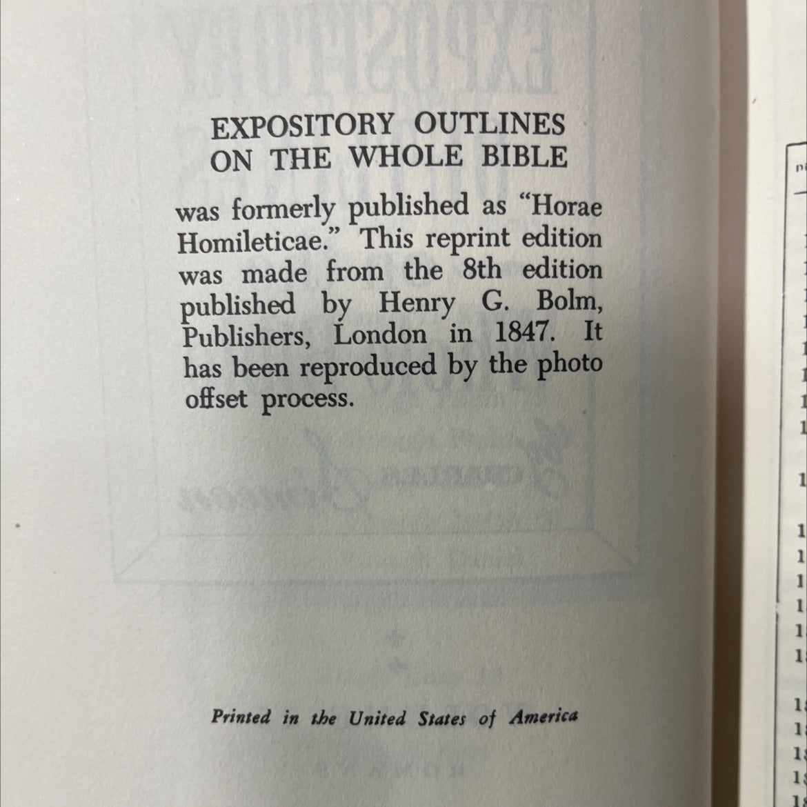 expository outlines on the whole bible book, by charles simeon, 1955 Hardcover image 3