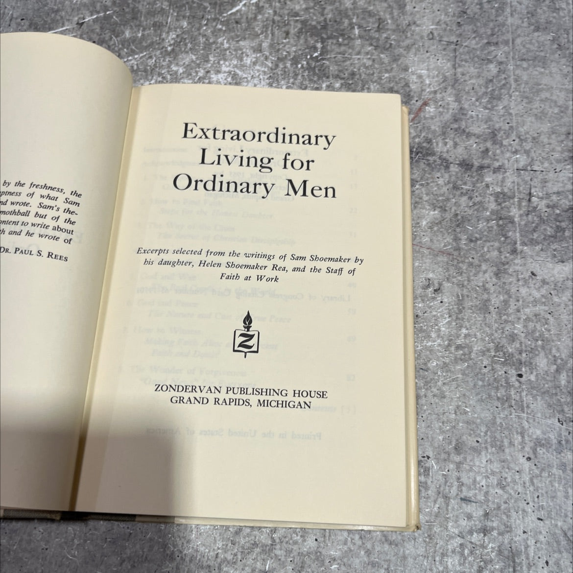 extraordinary living for ordinary men book, by sam shoemaker, 1965 Hardcover image 2