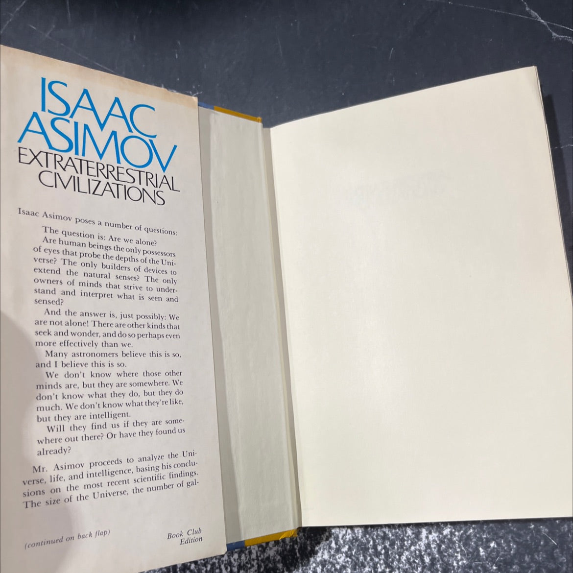 extraterrestrial civilizations book, by Isaac Asimov, 1979 Hardcover image 4