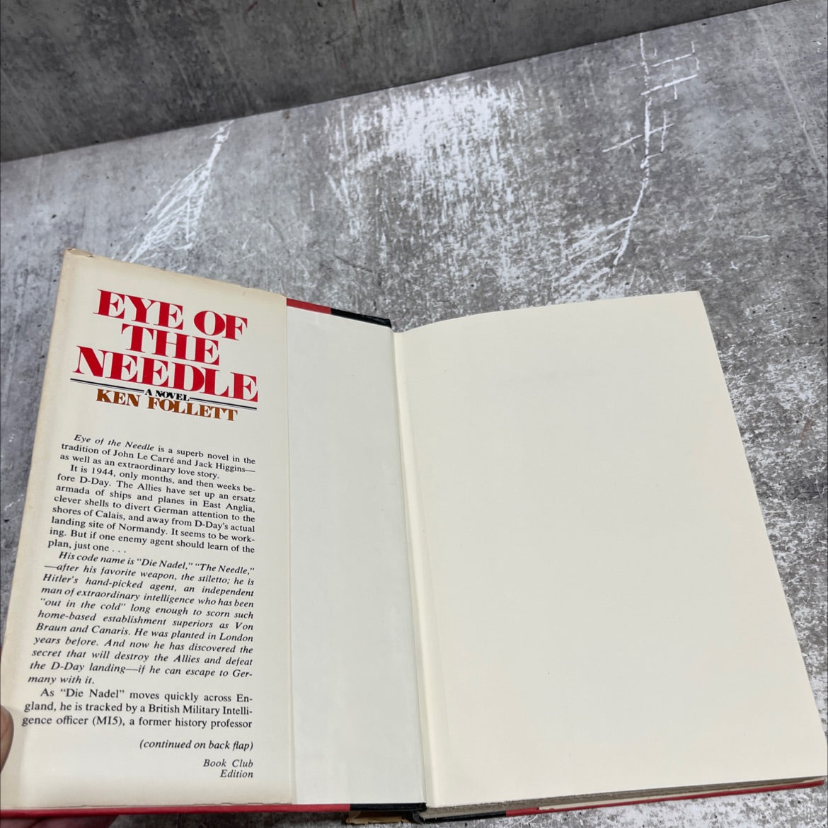 eye of the needle book, by ken follett, 1978 Hardcover image 4