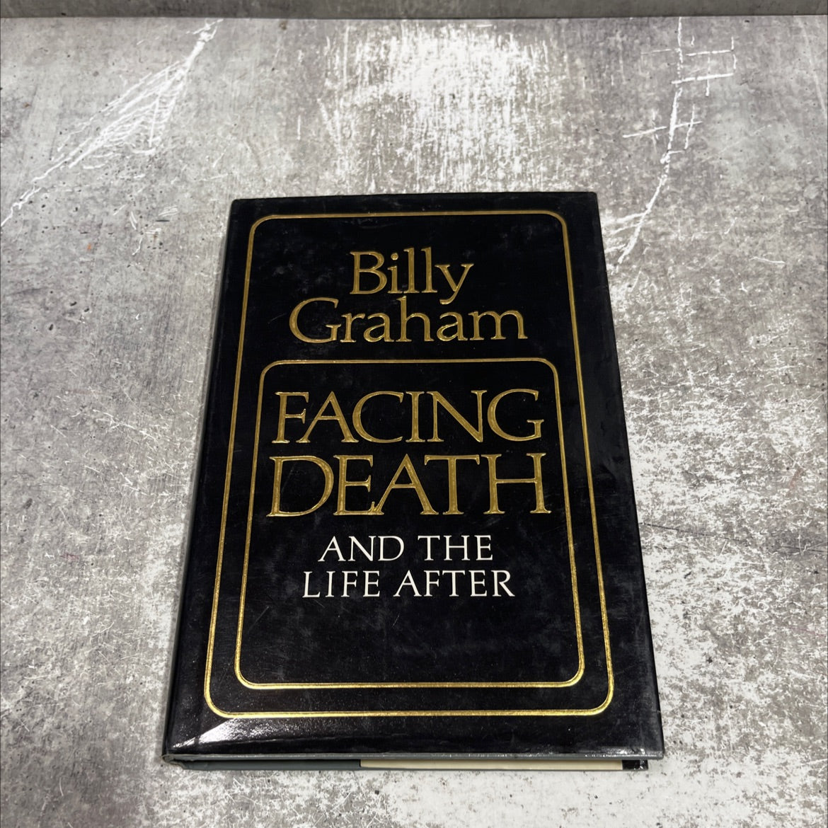 facing death and the life after book, by billy graham, 1987 Hardcover image 1