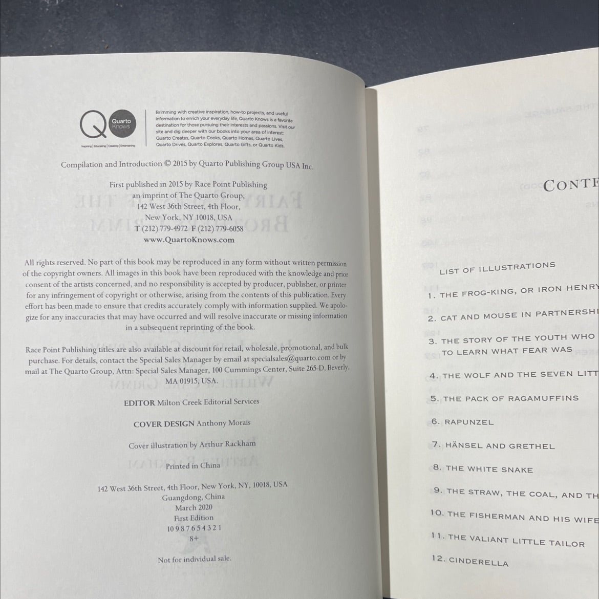 fairy tales of the brothers grimm book, by jacob ludwig carl grimm, wilhelm carl grimm, 2015 Hardcover image 3