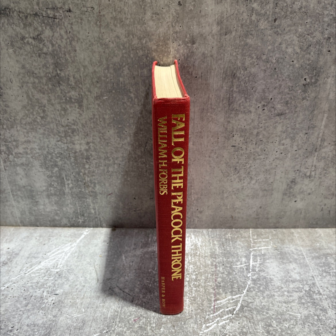 fall of the peacock throne book, by William H. Forbis, 1980 Hardcover image 4