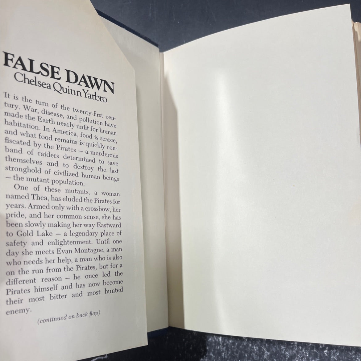 false dawn book, by chelsea quinn yarbro, 1978 Hardcover image 4