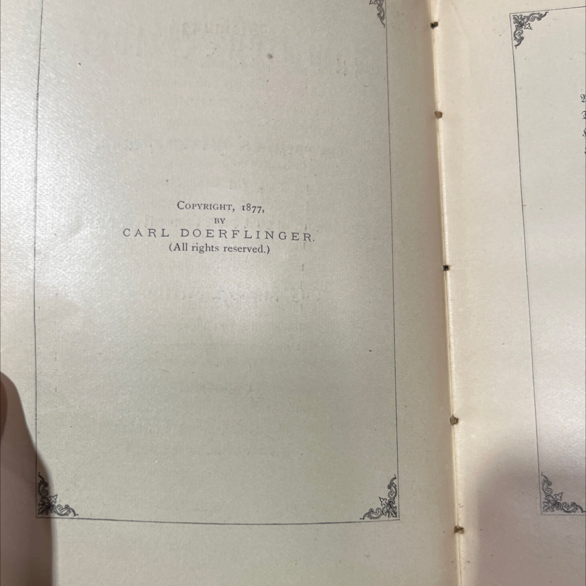 familial pictures a poetic bouquet for german-american women book, by Edmund Märklin, 1877 Hardcover image 3