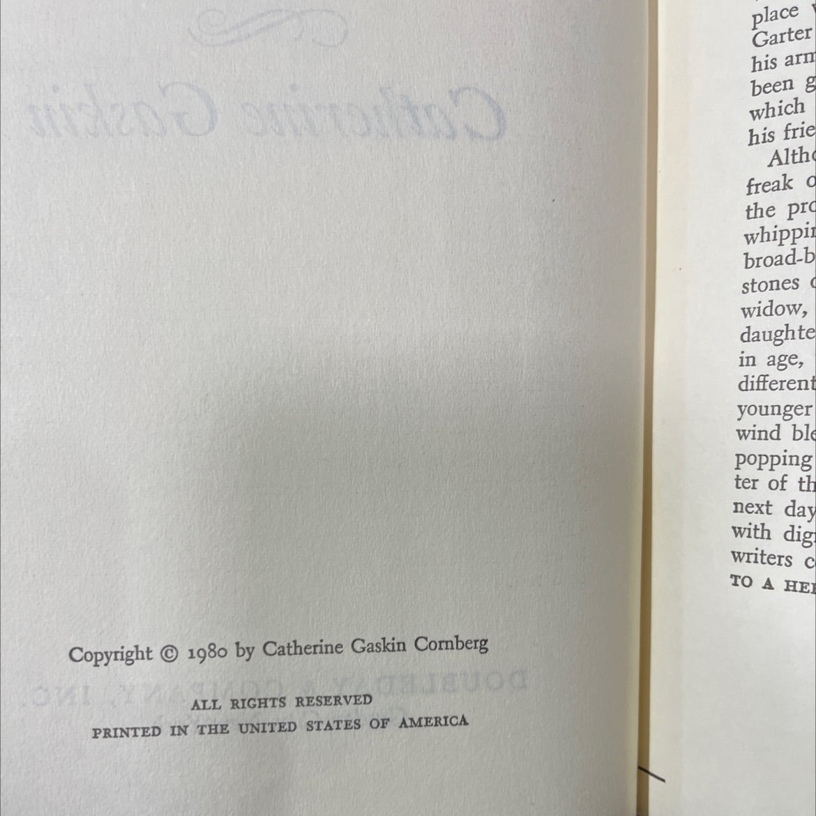 family affairs book, by Catherine Gaskin, 1980 Hardcover image 3