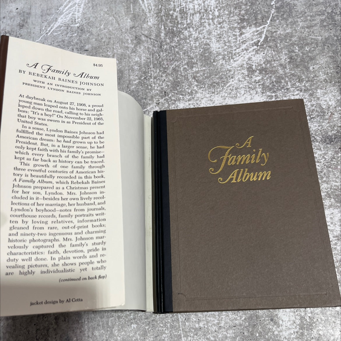 family album book, by rebekah baines johnson, 1965 Hardcover image 4