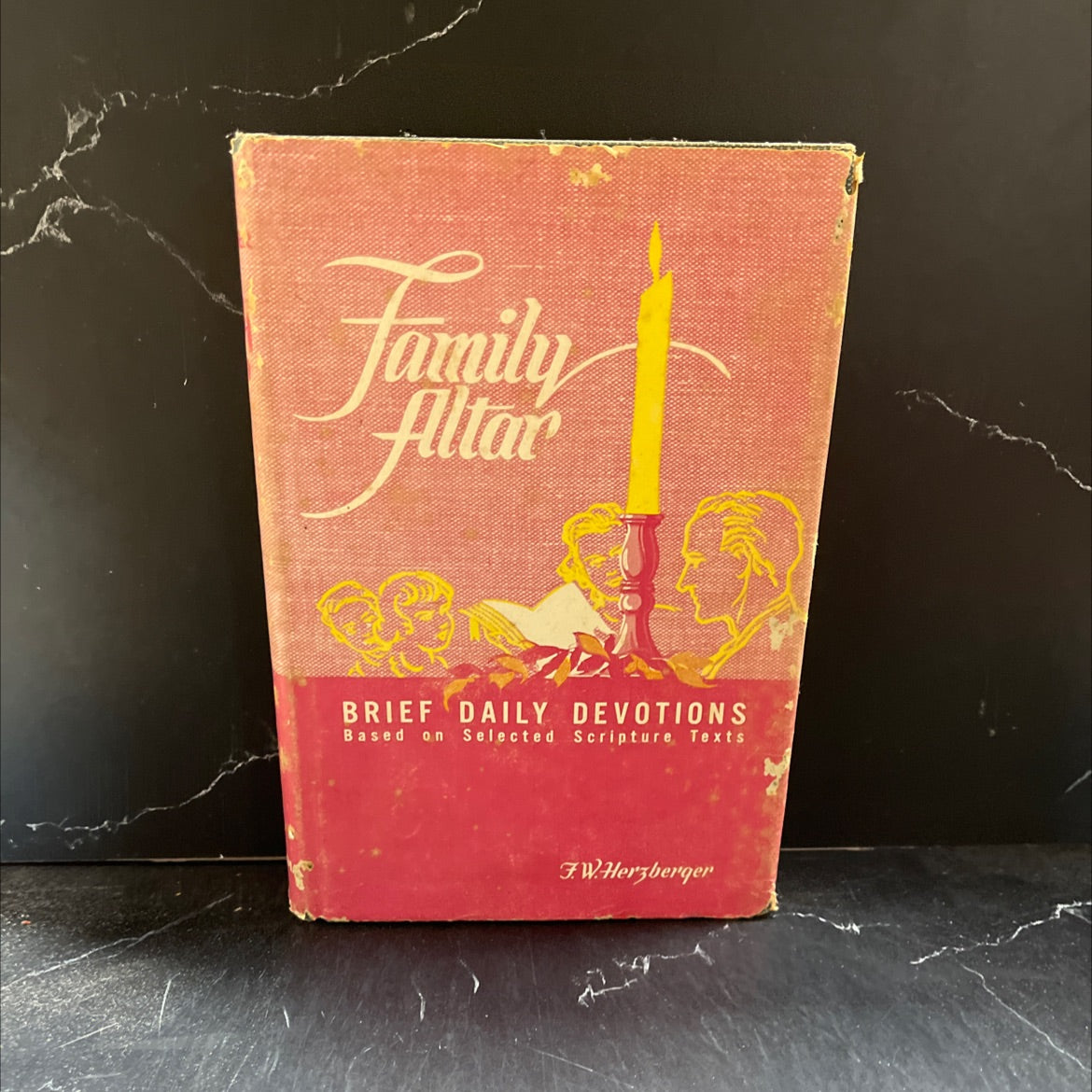 family altar brief daily devotions based on selected scripture texts book, by f. w. herzberger, 1959 Hardcover image 1