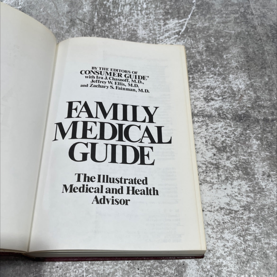 family medical guide the illustrated medical and health advisor book, by ira j. chasnoff, m.d., jeffrey w. ellis, m.d., image 2