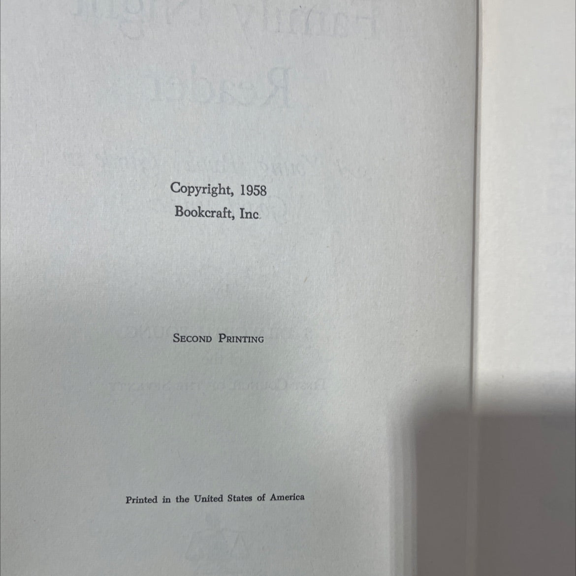 family night reader a young people's guide in gospel studies book, by s. dilworth young, 1958 Hardcover image 3