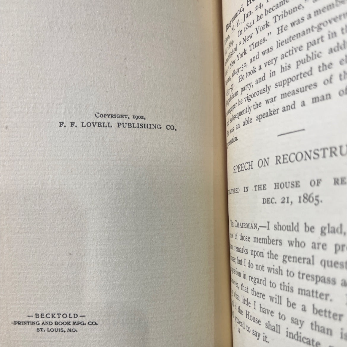famous american statesmen & orators past and present book, by alexander k. mcclure, ll.d., 1902 Hardcover image 3