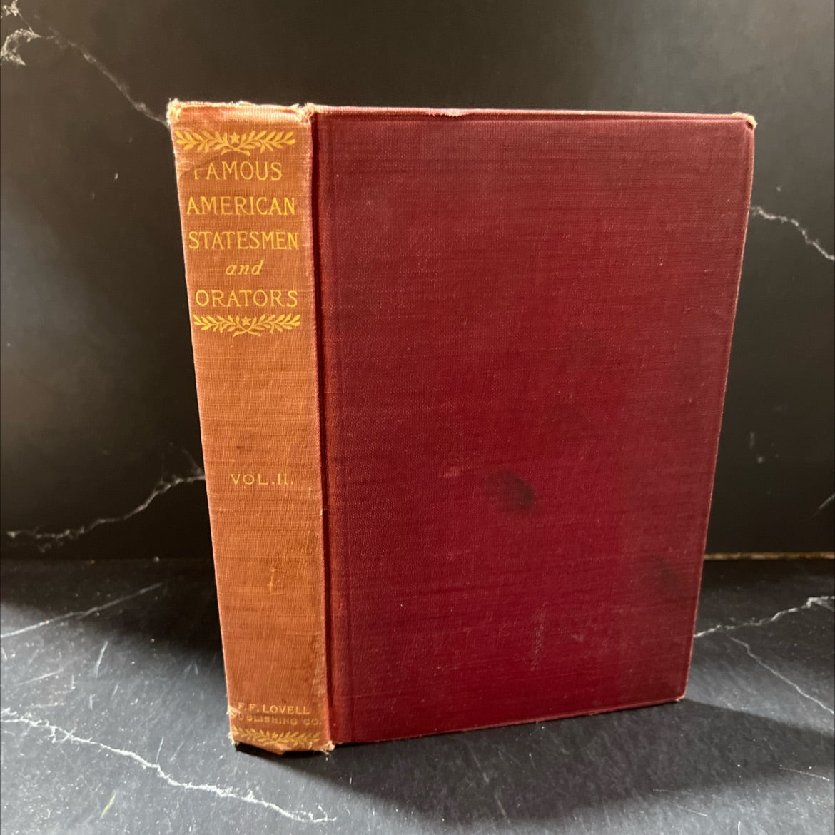 famous american statesmen & orators past and present book, by th. jefferson, alexander k. mcclure, byron andrews, 1902 image 1