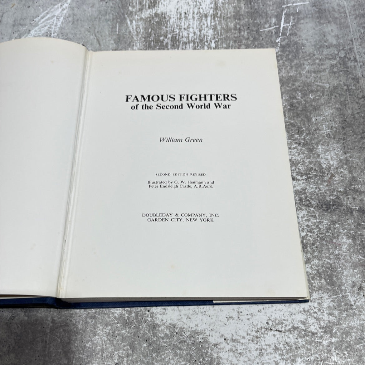 famous fighters of the second world war book, by William Green, 1975 Hardcover image 2