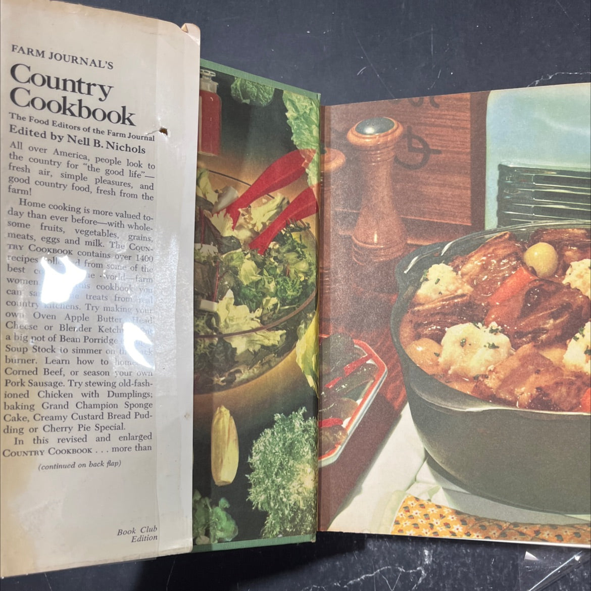 farm journal's country cookbook revised enlarged edition book, by nell b. nichols, 1972 Hardcover image 4