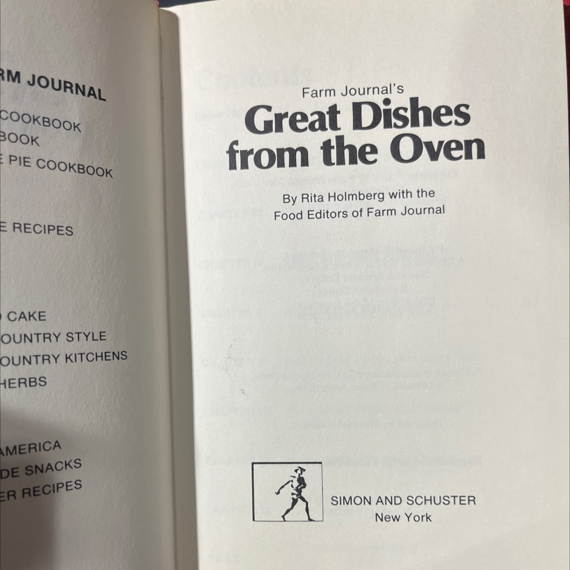 farm journal's great dishes from the oven book, by rita holmberg, 1977 Hardcover image 2