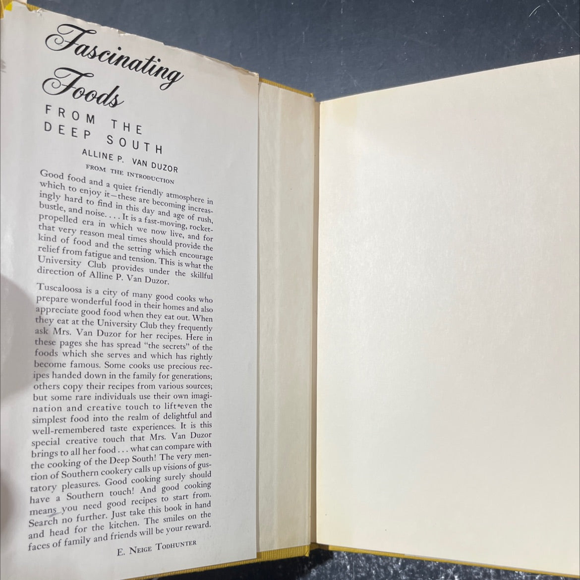 fascinating foods from the deep south book, by alline p. van duzor, 1963 Hardcover image 4
