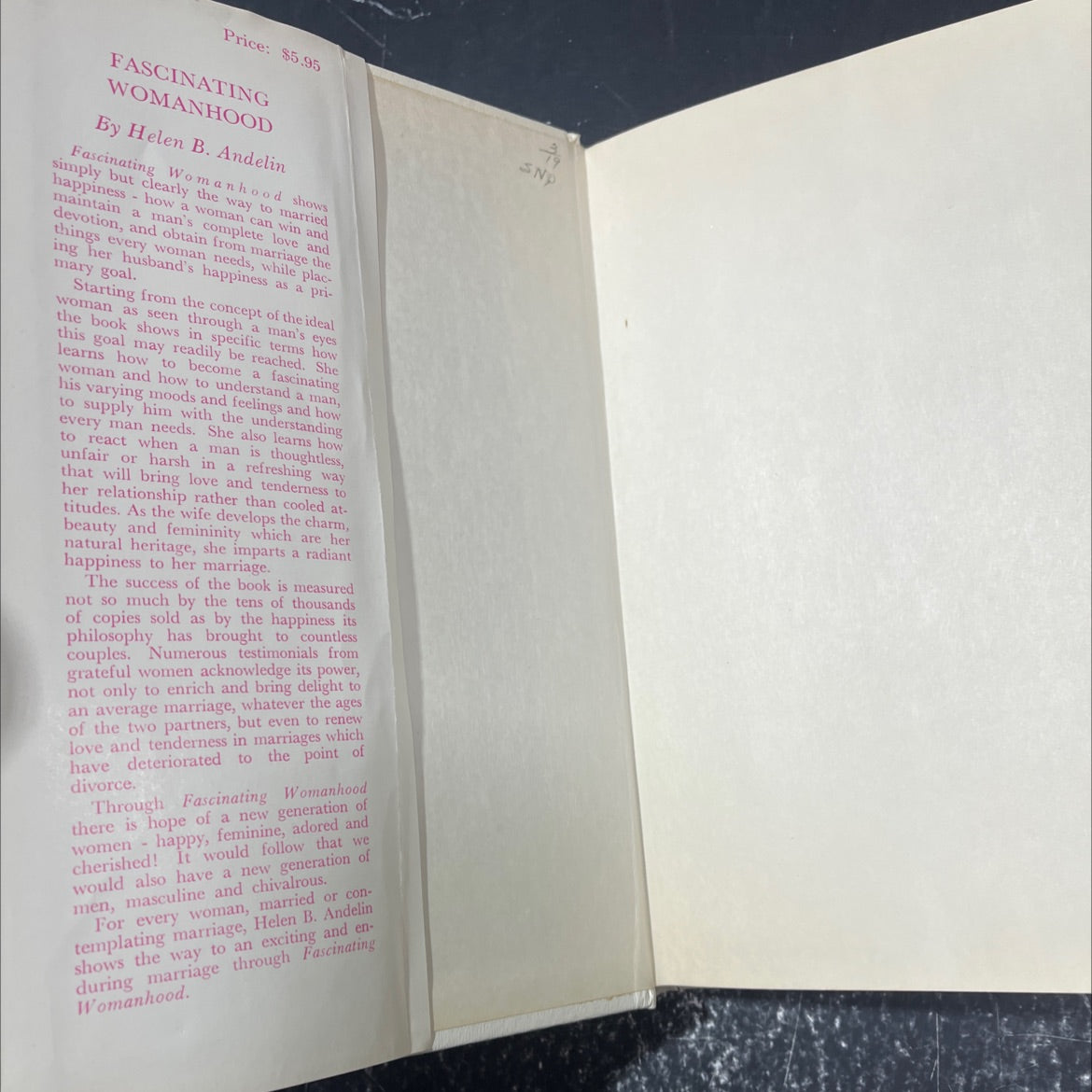 fascinating womanhood book, by helen b. andelin, 1972 Hardcover image 4