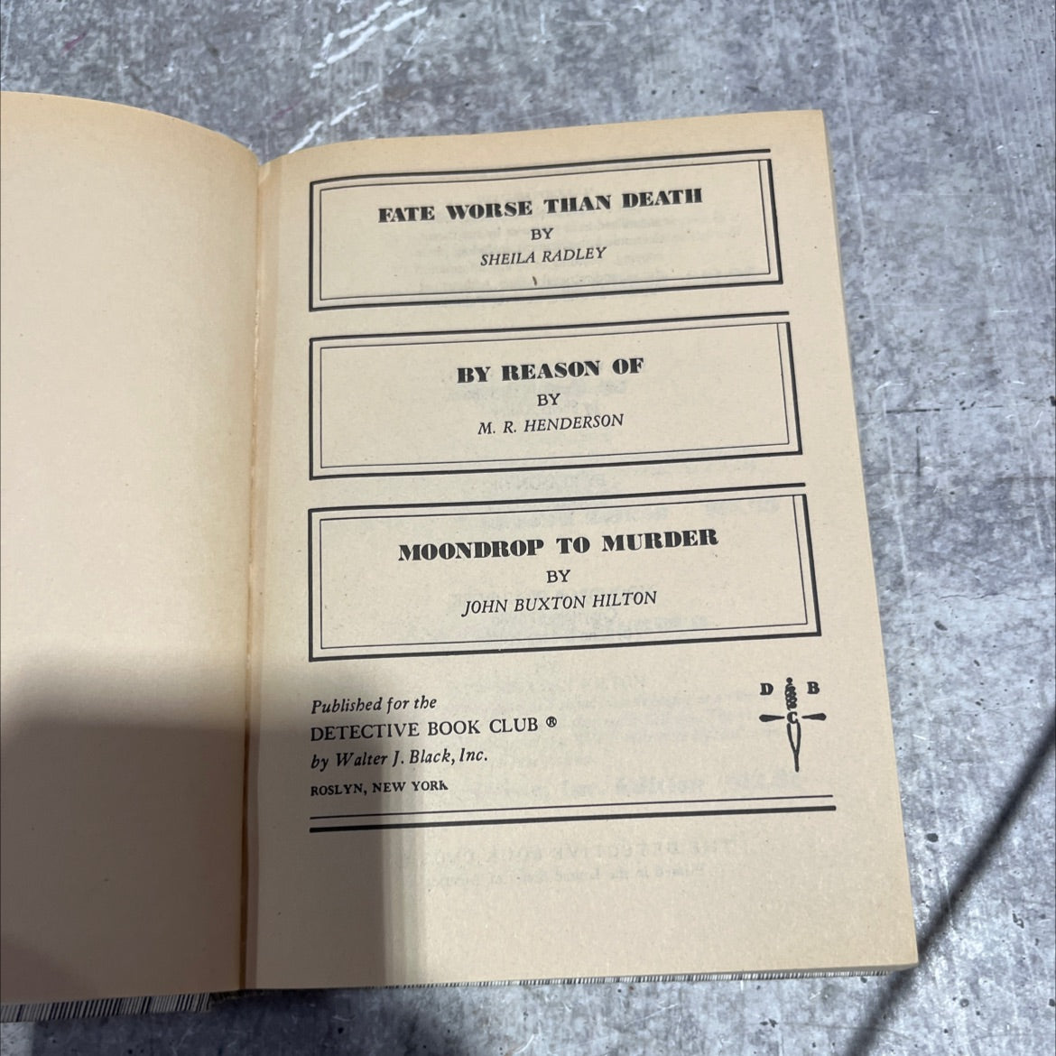 fate worse than death book, by sheila radley, 1986 Hardcover image 2