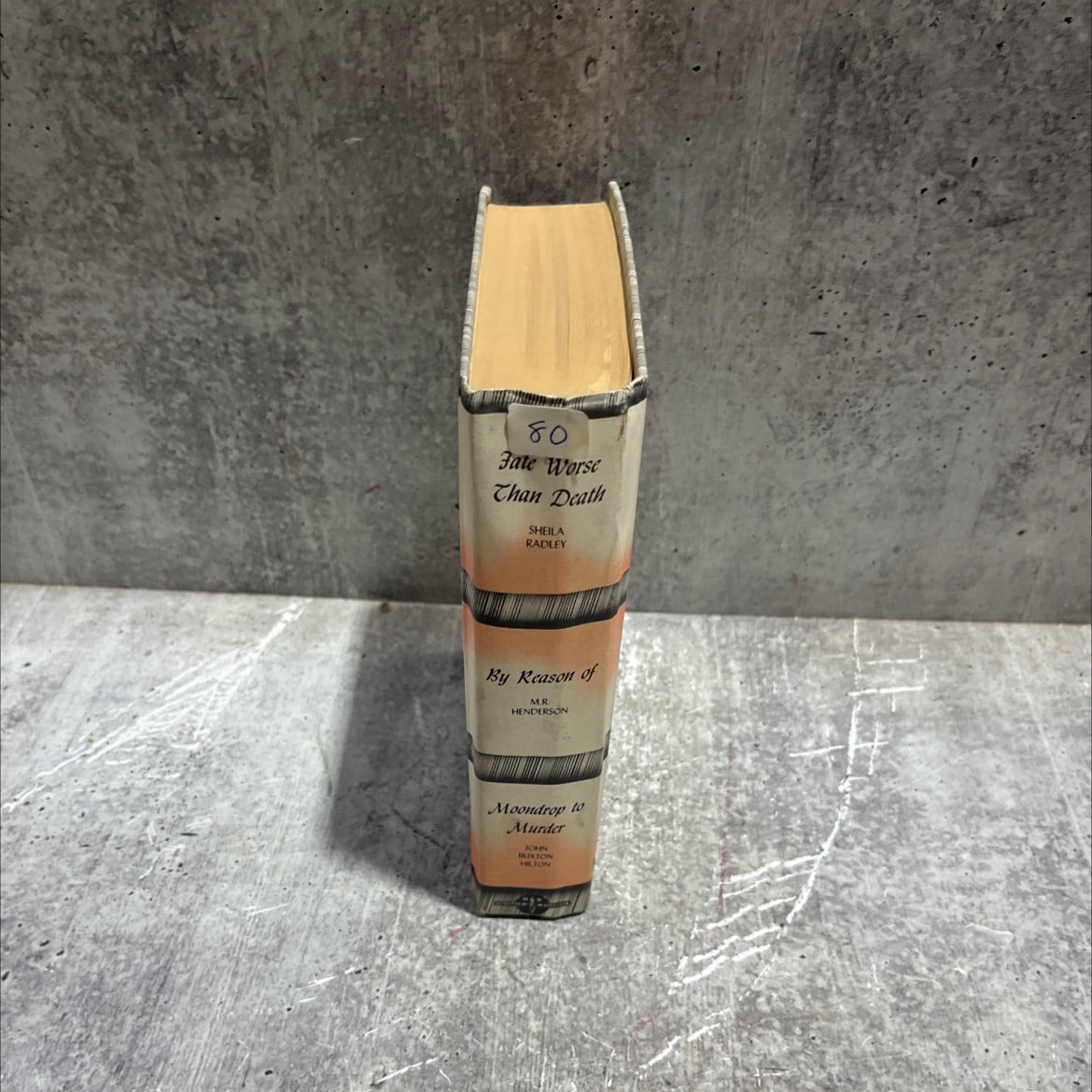 fate worse than death book, by sheila radley, 1986 Hardcover image 4