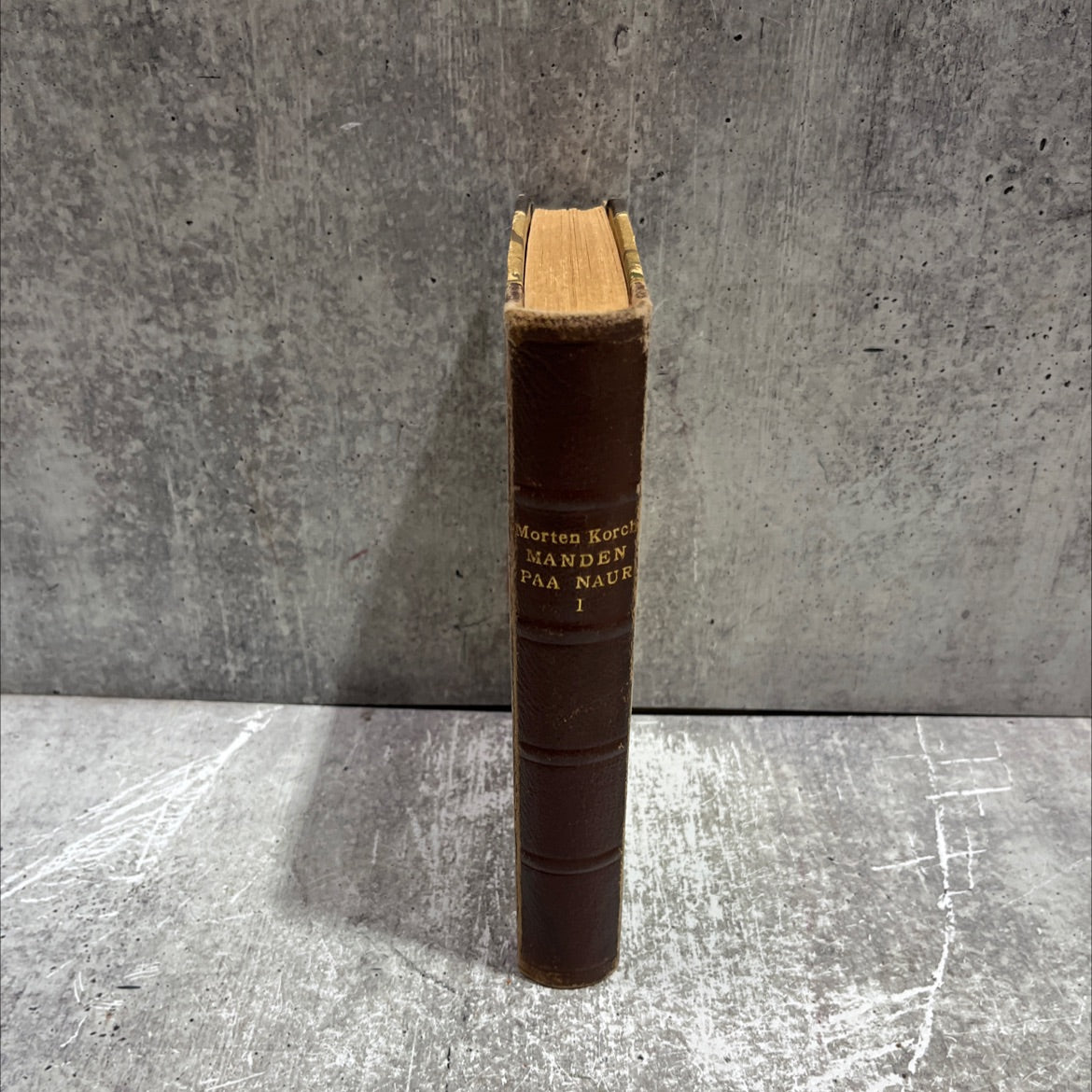 fathers' voice book, by Morten Korch, 1946 Leather image 4