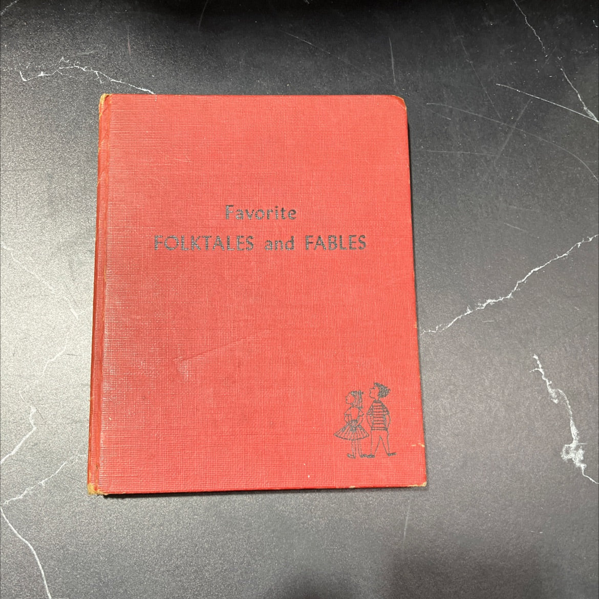 favorite folktales and fables for boys and girls book, by Joanna Strong, 1950 Hardcover, Vintage image 1