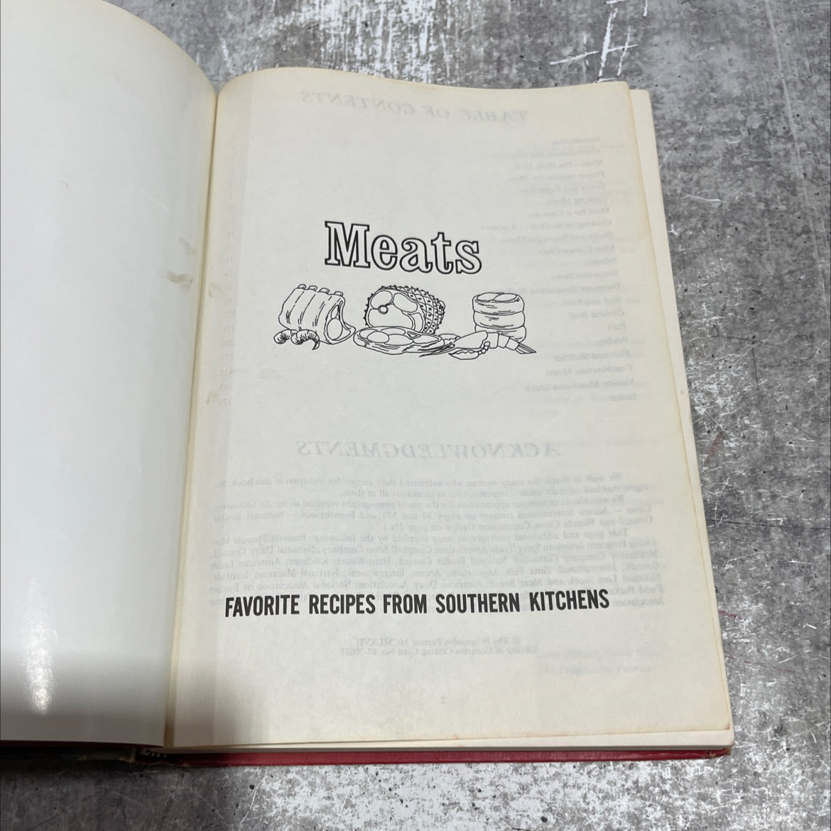 favorite recipes from southern kitchens book, by unknown, 1970 Hardcover image 2