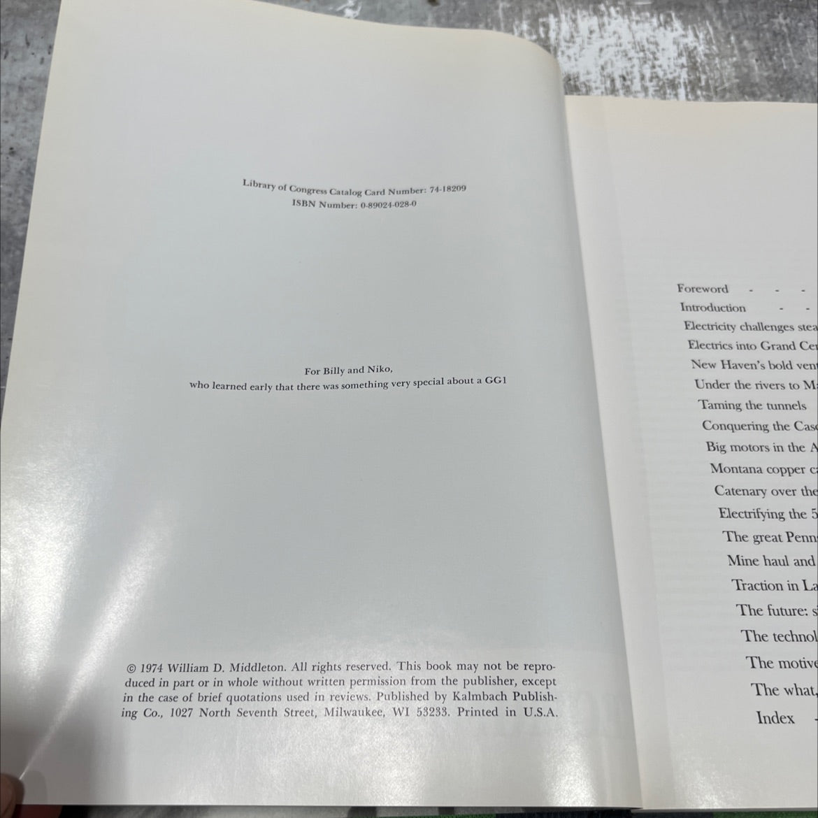 fe hen the steam railroad electrified book, by william d. middleton, 1974 Hardcover image 3