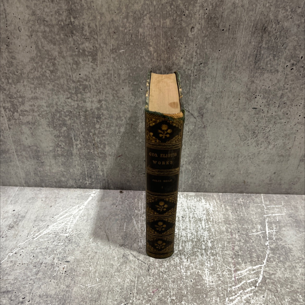 felix holt, the radical book, by george eliot, unknown Leather image 4