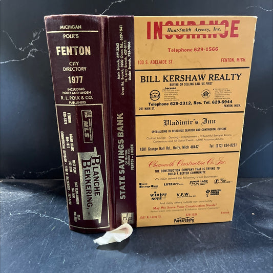 fenton city directory 1977 book, by rl polk & co., 1977 Hardcover image 1