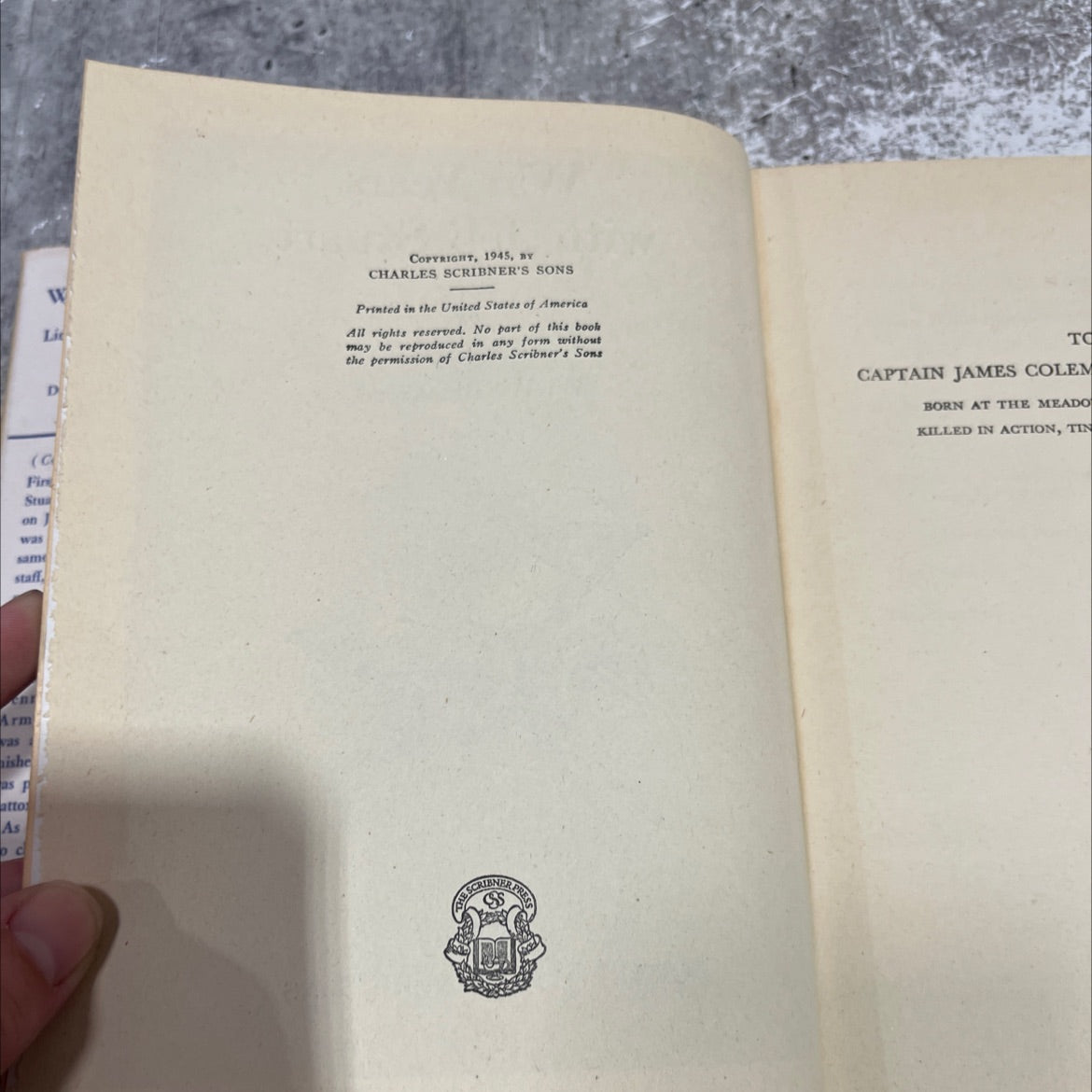 fford war years with jeb stuart book, by lieut. colonel w. w. blackford c. s. a., 1946 Hardcover image 3
