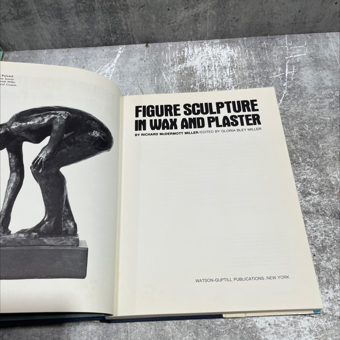 figure sculpture in wax and plaster by richard mcdermott miller book, by richard mcdermott miller, 1971 Hardcover image 2