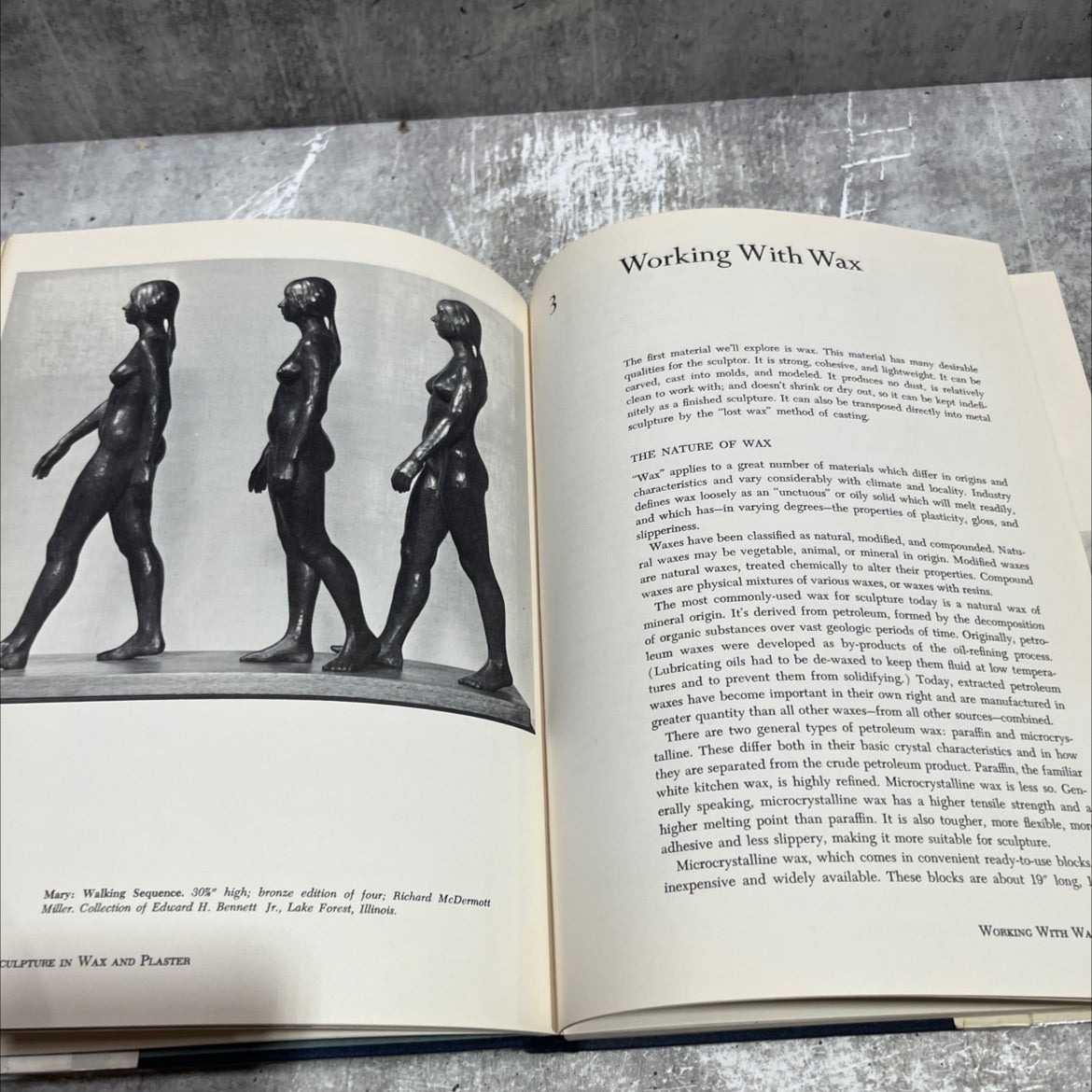 figure sculpture in wax and plaster by richard mcdermott miller book, by richard mcdermott miller, 1971 Hardcover image 4