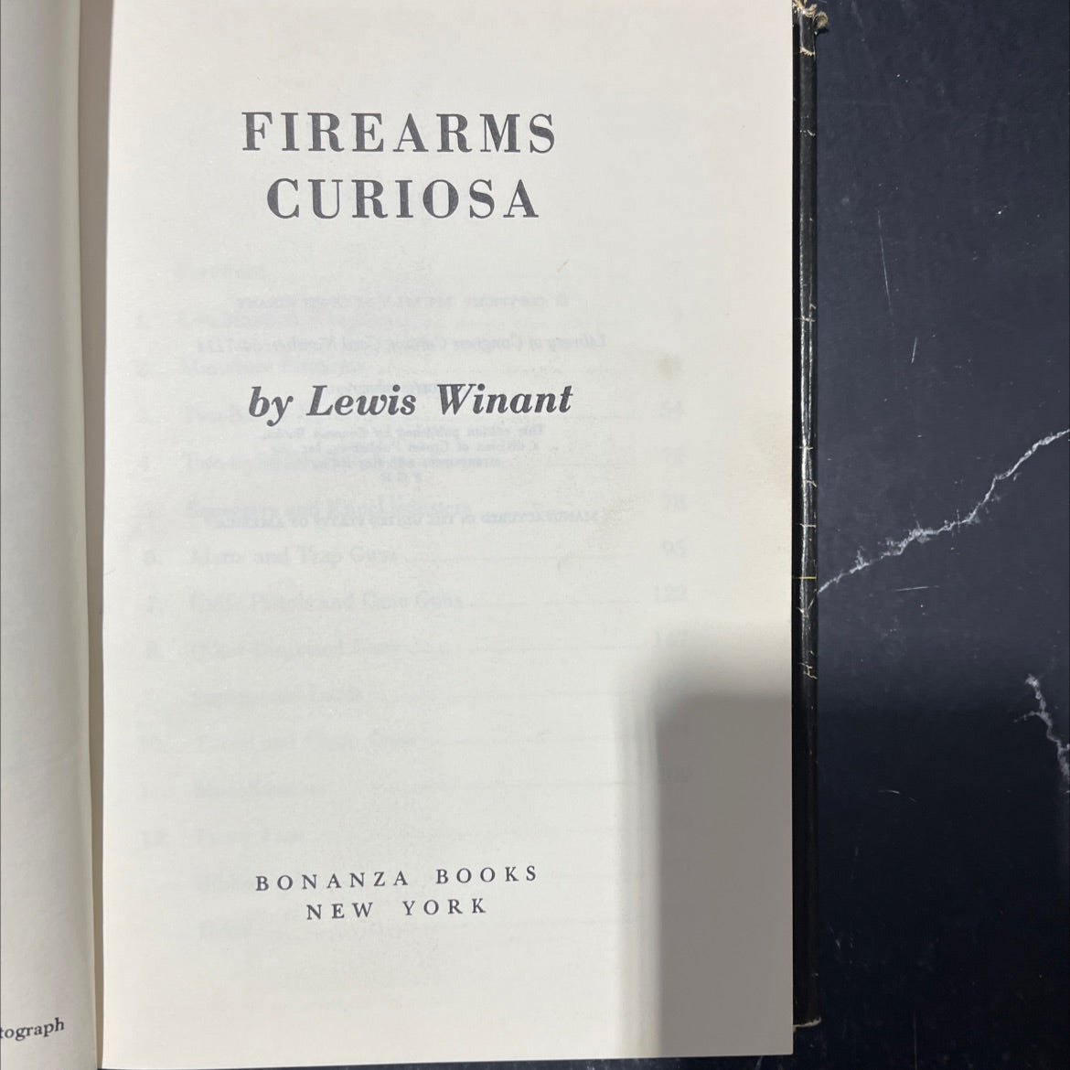 firearms curiosa book, by lewis winant, 1955 Hardcover image 2
