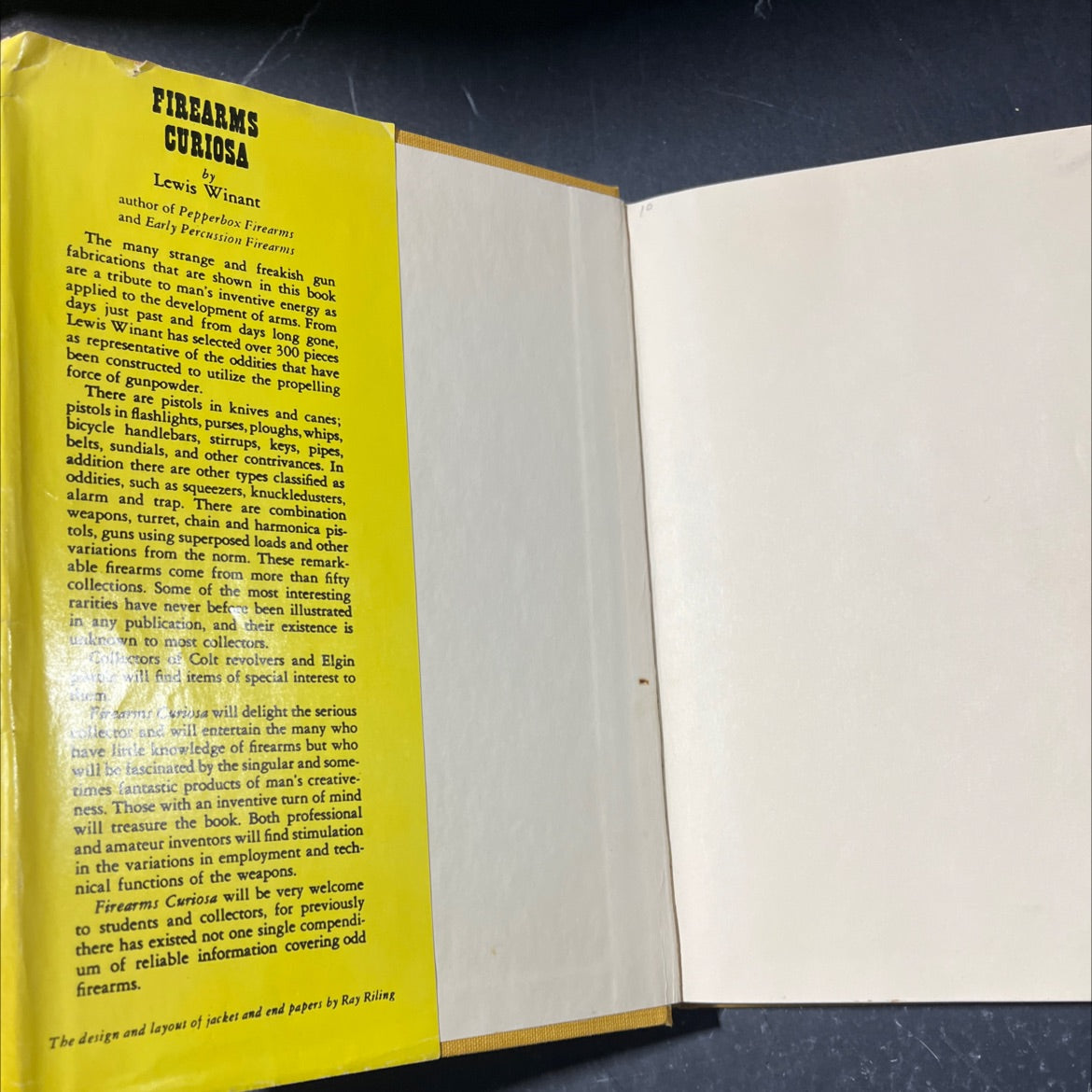 firearms curiosa book, by lewis winant, 1955 Hardcover image 4