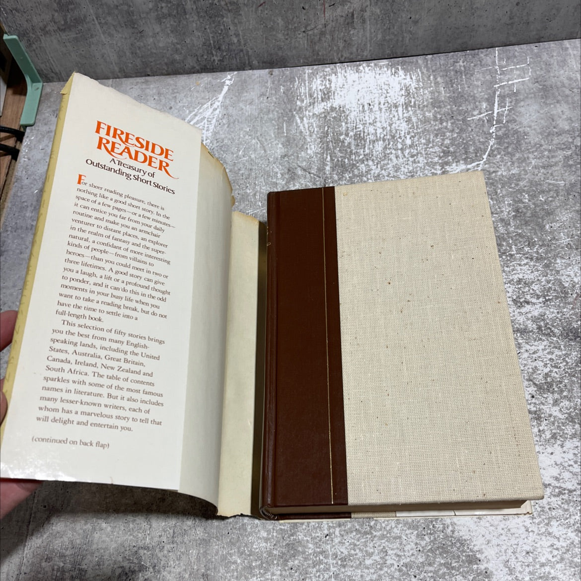 fireside reader a treasury of outstanding short stories book, by unknown, 1978 Hardcover image 4